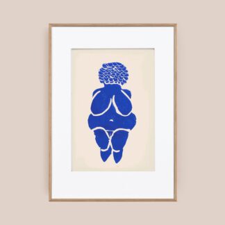 "Goddess of Fertility" (Göttin der Fruchtbarkeit) Blau